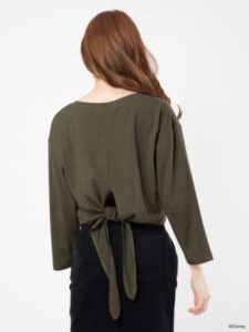 後ろしばりロングTシャツ６