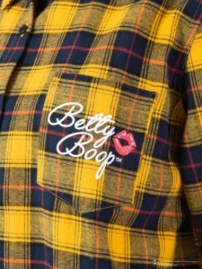 【Betty Boop™】チェックシャツ５