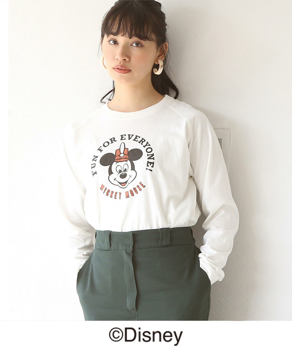 ラグランロングTシャツ