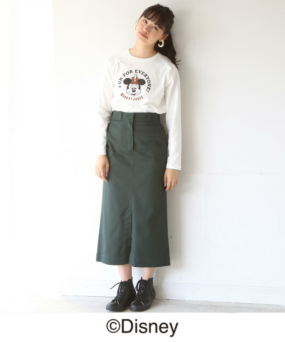 ラグランロングTシャツ５