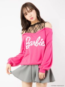 バービー ラインナップレイヤード風トップス３