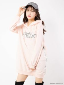 バービー ラインナップパーカーチュニック２