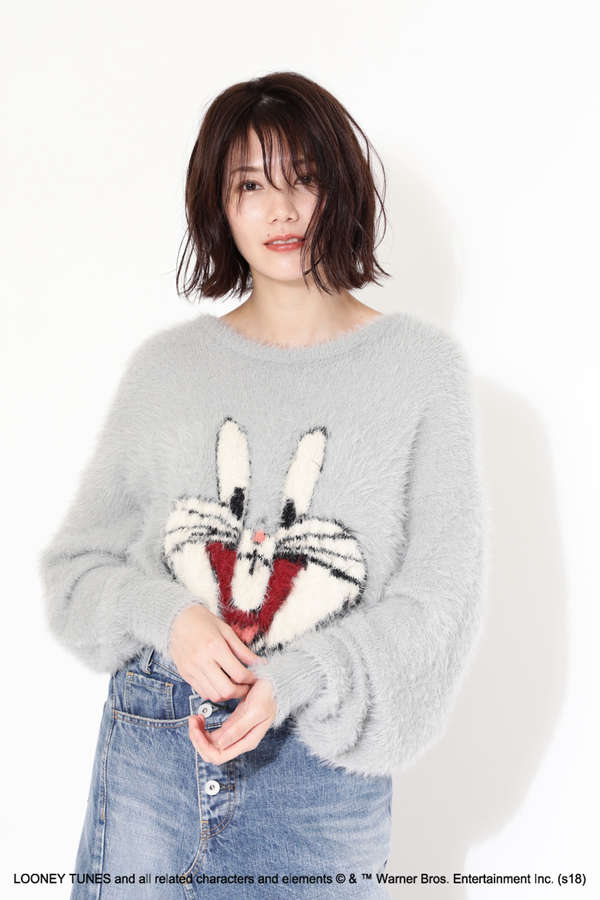 フェザーヤーンニット