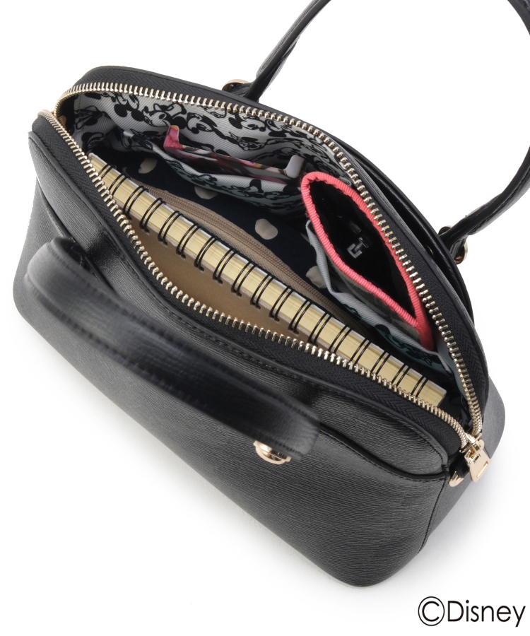 ミッキーマウス/フェイクレザーミニブガッティバッグ３