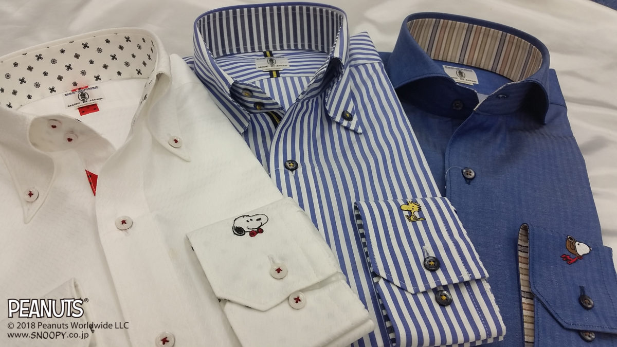 Doctor Belee「カフス刺繍入りメンズビジネスシャツ」