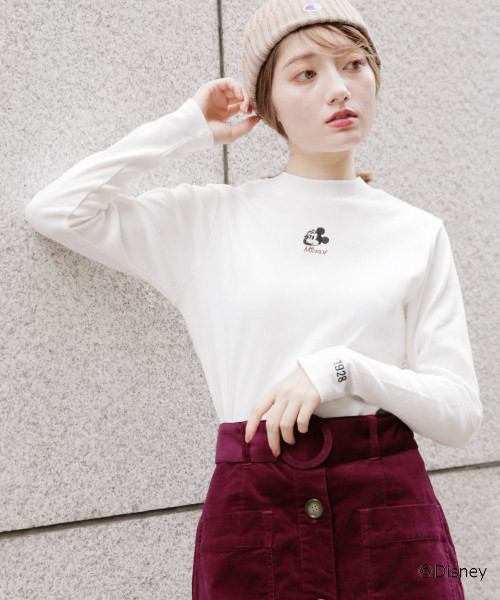 ディズニーキャラクターハイネックT