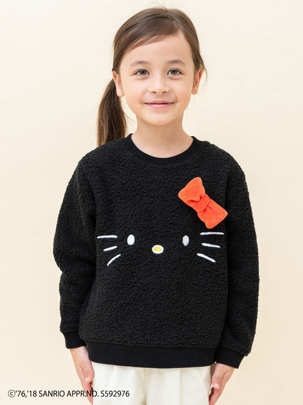 kids ハローキティ もこもこトレーナー