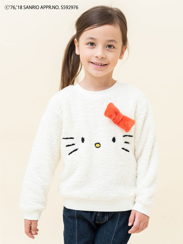 kids ハローキティ もこもこトレーナー2