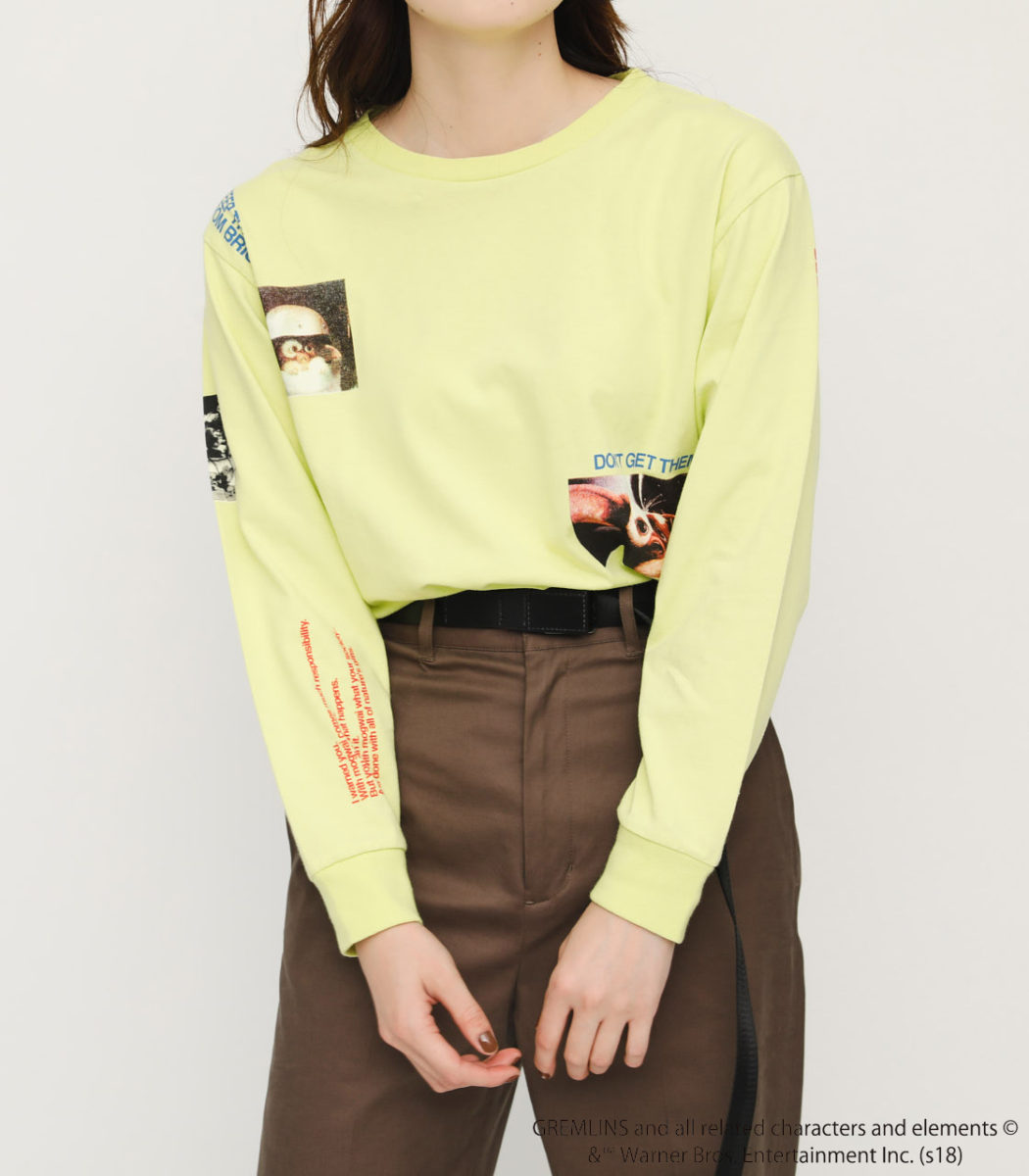 MANY PHOTO L／S TOPS