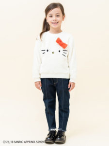 kids ハローキティ もこもこトレーナー4