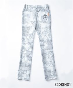 レディース　インクジェットプリントパンツ/チップ&デール