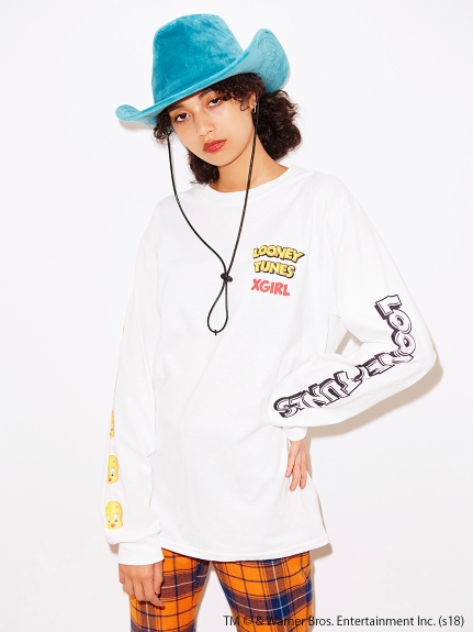 TWEETY FACES L/S TEE