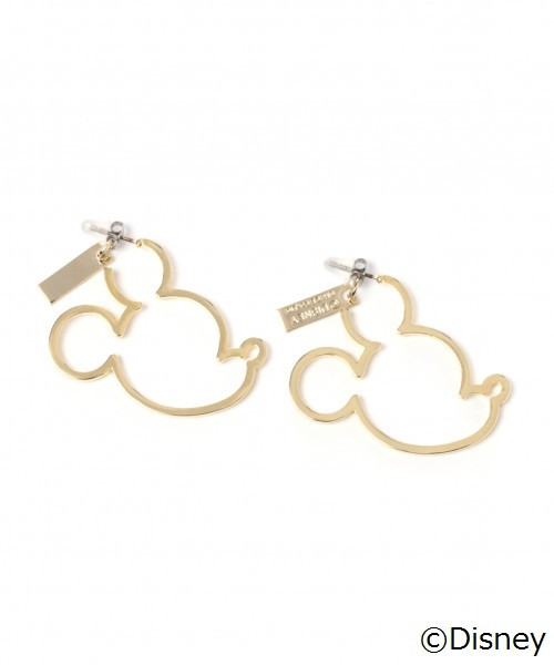 ミッキー／シルエットピアス２
