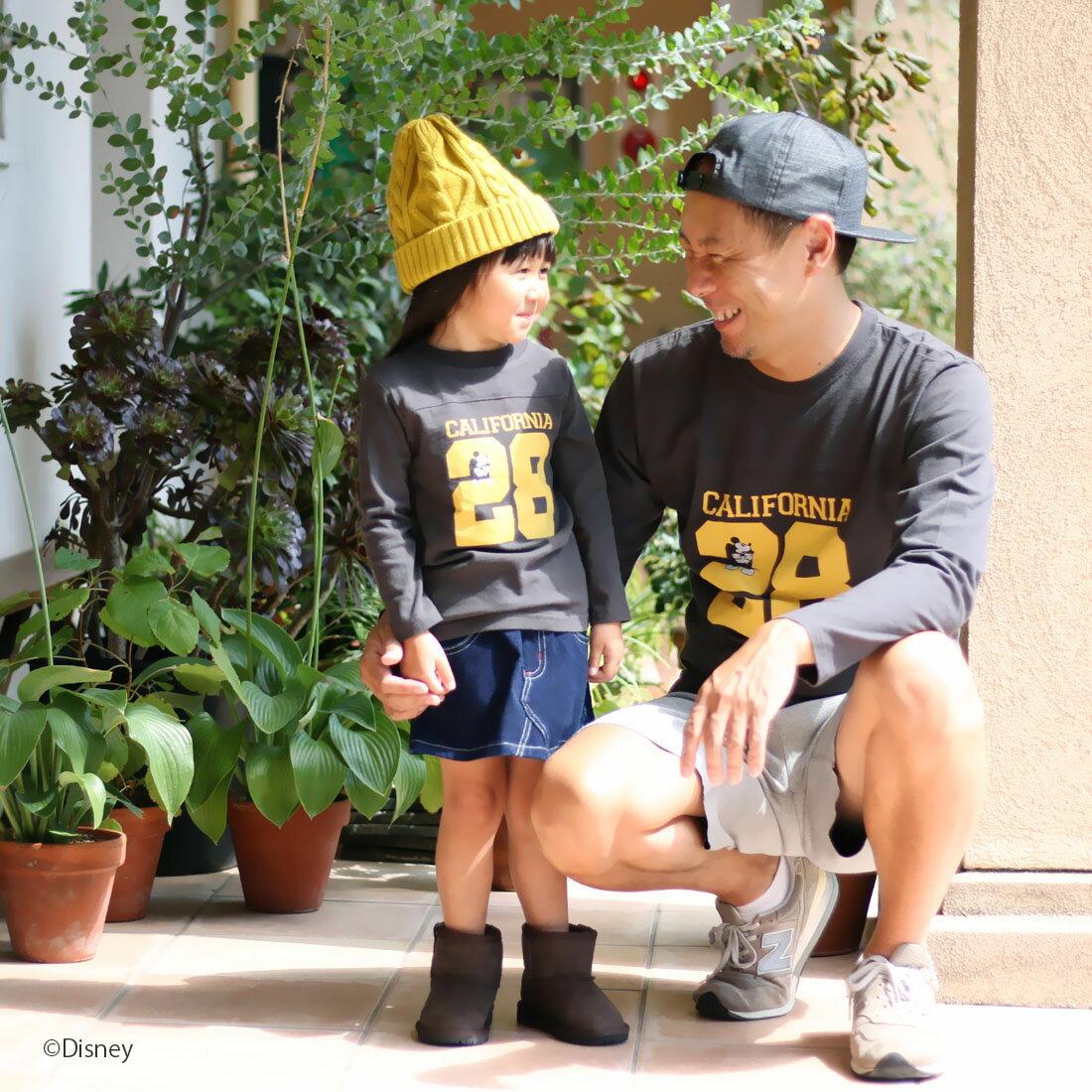 ミッキーマウス 切替ラインロンＴ３