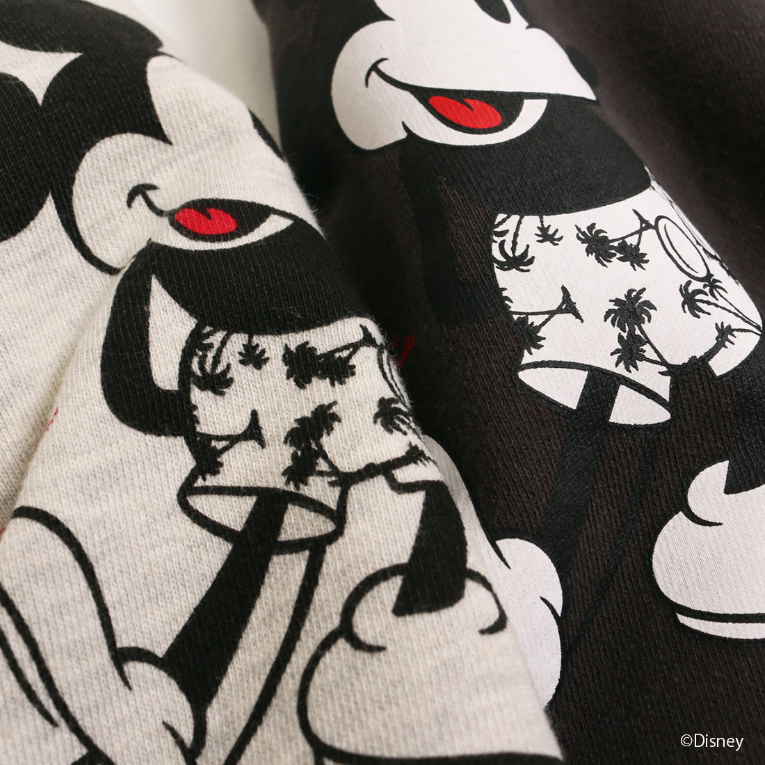 ミッキーマウス ヤシの木柄トレーナー２