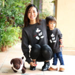 ミッキーマウス ヤシの木柄トレーナー３