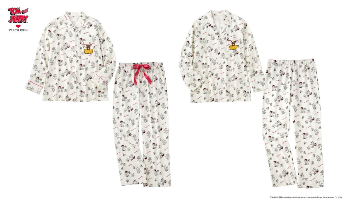 両面起毛フランネル刺しゅうシャツパジャマ4