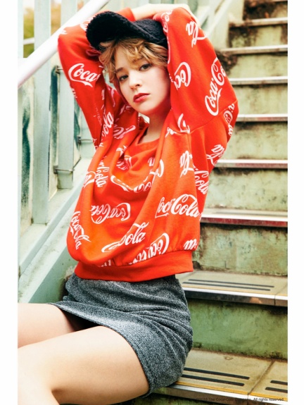 【コカ･コーラコラボ】総柄スエット