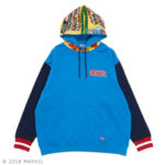 【ユニセックス】【MARVEL】裏起毛オーバーサイズプルオーバーパーカー