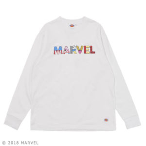 【ユニセックス】【MARVEL】HERO集結 ルーズフィット長袖Tシャツ