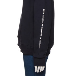 PEANUTSコラボ スヌーピー刺しゅう裏起毛パーカー６