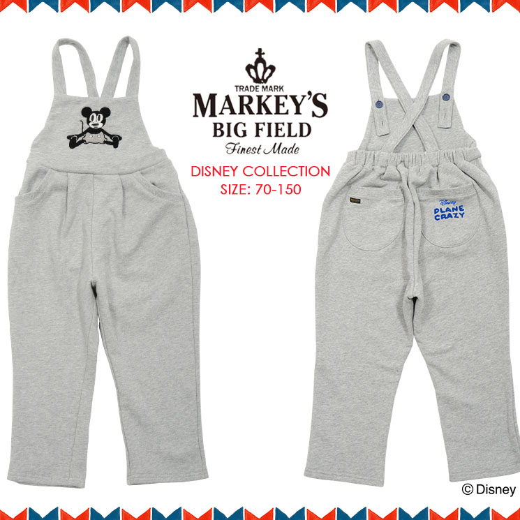 DISNEYコレクション 裏毛サロペット