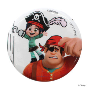 シュガー・ラッシュ：オンライン　ラルフ＆ヴァネロペ 缶バッジ