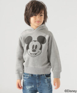 【Disney(ディズニー）】MICKEY/ウラキモウフーディー（KIDS)