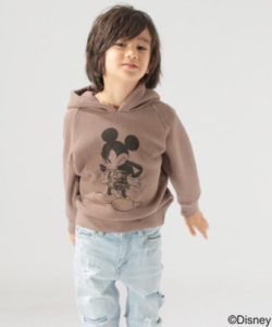 【Disney(ディズニー）】MICKEY/ウラキモウフーディー（KIDS)2