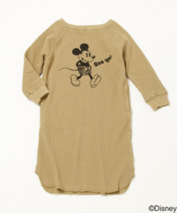 【Disney(ディズニー）】ワッフルワンピース（KIDS)３