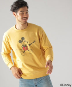 【Disney(ディズニー)】裏起毛スウェットプルオーバー３