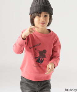 【Disney(ディズニー）】ウラボアカラープルオーバー（KIDS)２