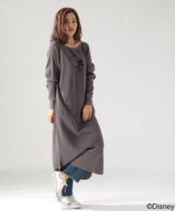 【Disney(ディズニー）】ミッキーマウスワッフルワンピース２