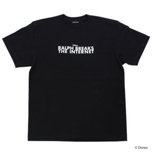 シュガー・ラッシュ：オンライン ロゴプリント Tシャツ　ブラック