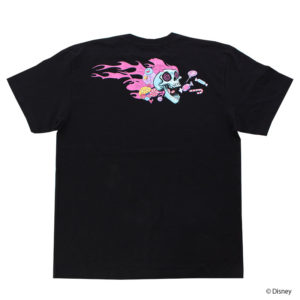 シュガー・ラッシュ：オンライン ロゴプリント Tシャツ　ブラック　バックスタイル