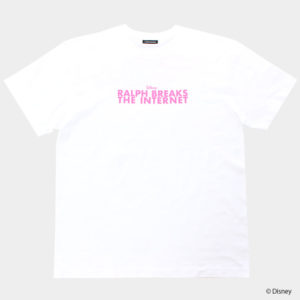 シュガー・ラッシュ：オンライン ロゴプリント Tシャツ　ホワイト