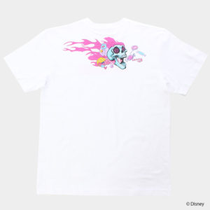 シュガー・ラッシュ：オンライン ロゴプリント Tシャツ　ホワイト　バックスタイル