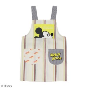 【Disney】ミッキーマウス　ちょっとさわれるエプロン　キッズ