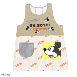 【Disney】ミッキーマウス　ちょっとさわれるエプロン