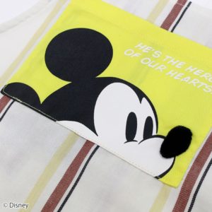 【Disney】ミッキーマウス　ちょっとさわれるエプロン　キッズ4