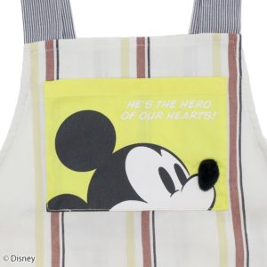 【Disney】ミッキーマウス　ちょっとさわれるエプロン　キッズ3