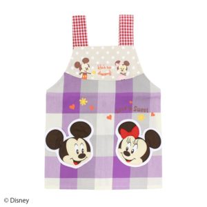 【Disney】ミッキーマウス＆ミニーマウス　向かい合わせポケットエプロン　キッズ3