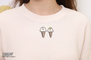 スヌーピーワッフルTシャツ３