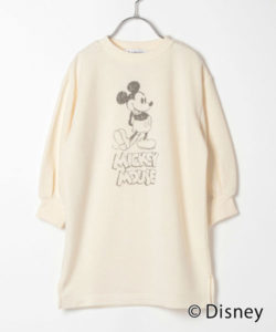 【キッズ】Disney/スウェットワンピース２