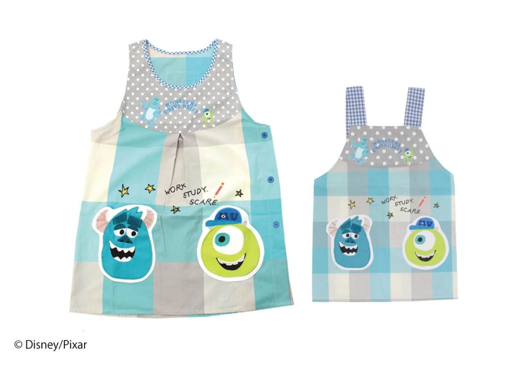 【DISNEY/PIXAR】モンスターズ・ユニバーシティ　向かい合わせポケットエプロン