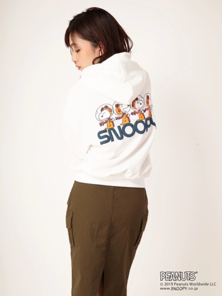 スヌーピーフード付きパーカー