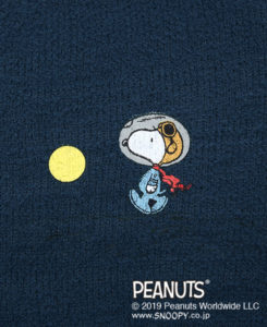 PEANUTS V-NECK KNIT５