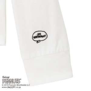 スヌーピー PEANUTS ロングTシャツ 刺しゅう４