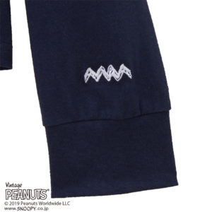 スヌーピー PEANUTS ロングTシャツ 刺しゅう６