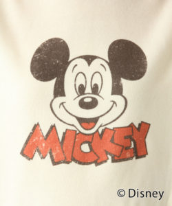 MICKEY MOUSE/バックキリカエパーカー３